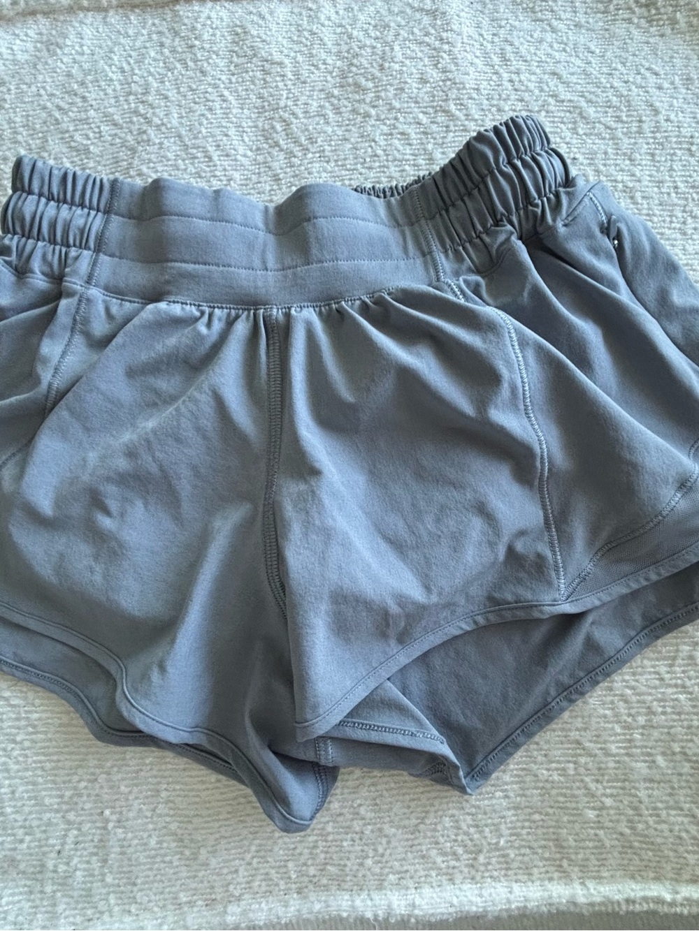 lululemon athletica Women's Light Gray Athletic Shorts